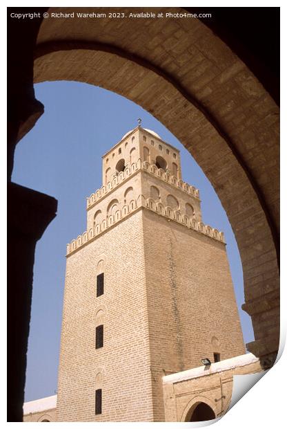 Great Mosque Kairouan Print by Richard Wareham