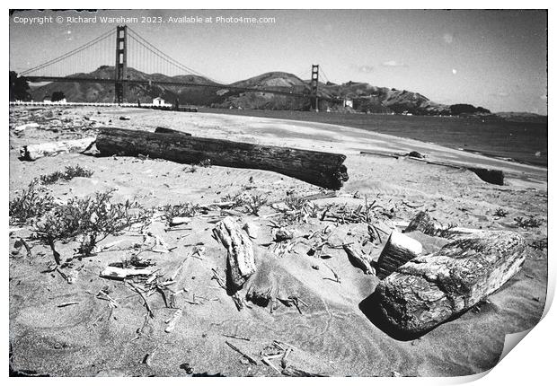 Golden Gate Bridge Print by Richard Wareham