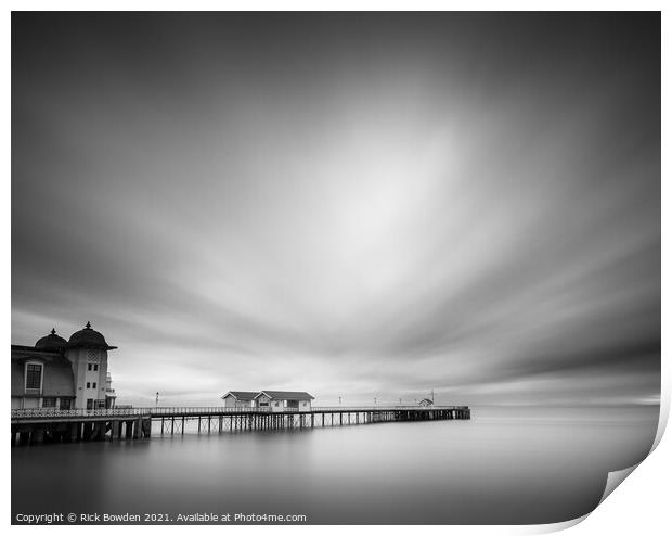 Penarth Pier Print by Rick Bowden