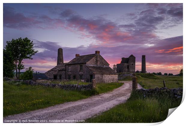Magpie Mine Print by Rick Bowden