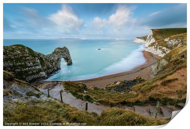 Majestic Durdle Door Arch Print by Rick Bowden
