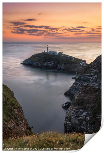 South Stack Print by Rick Bowden