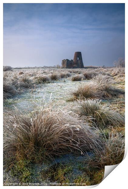 St Bennets Abbey Print by Rick Bowden
