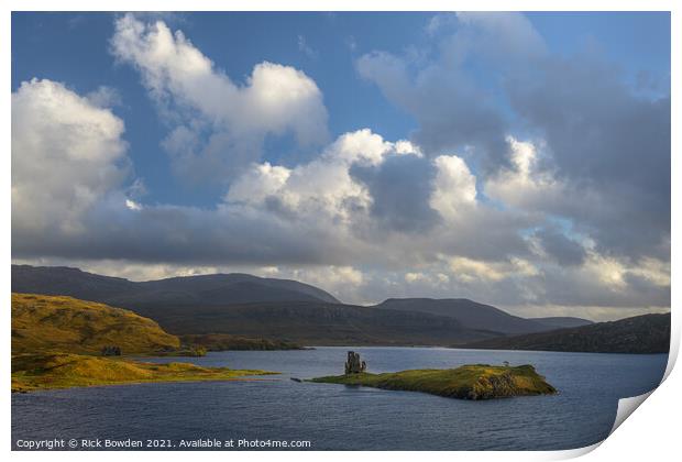 Ardvreck Castle Print by Rick Bowden