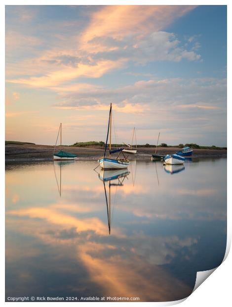 Burnham Clouds Print by Rick Bowden