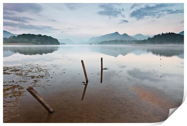 Derwent Water Lake District Print by Rick Bowden