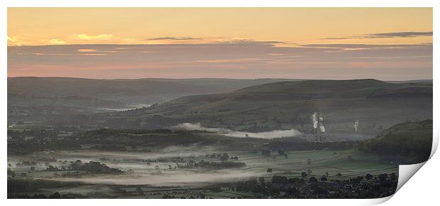 Hope Valley Mist Print by Rick Bowden