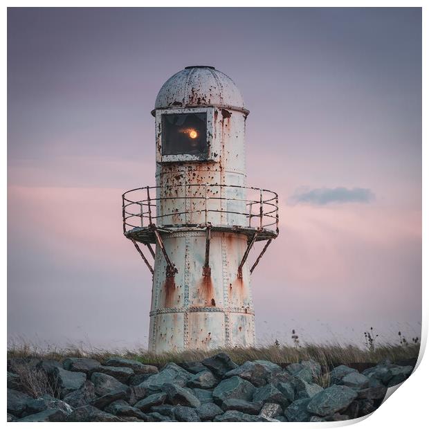 Thorngumbald lighthouse Print by Jason Thompson