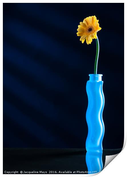 Blue Vase Print by Jacqueline Mays