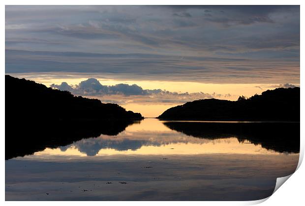  The Loch reflection Print by Ross Lawford