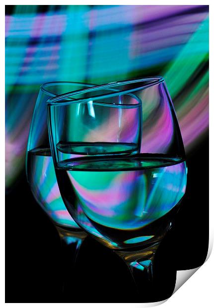  Abstract glass Print by Serge Rydosz