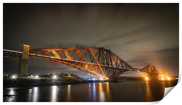 Forth Rail Bridge  Print by Alan Sinclair