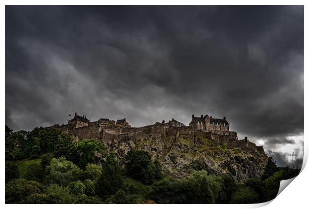 Edinburgh Castle  Print by Alan Sinclair