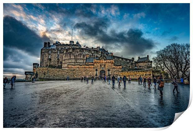 Edinburgh Castle Print by Alan Sinclair