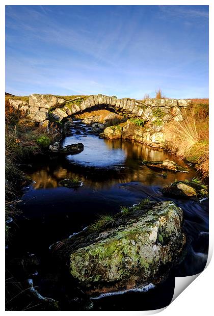  Pont Nant Y Lladron (Thieves Brook Bridge) Print by Alwyn Jones