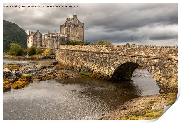 Eilean Donan Castle Print by Marcia Reay