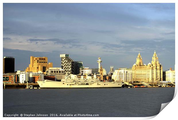 Ark Royal Print by Stephen Johnson