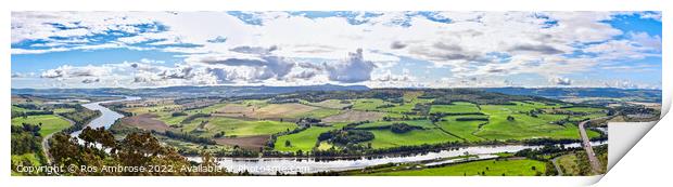 Kinnoull Hill View Point Print by Ros Ambrose