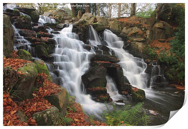  Virginia falls Print by James Tully