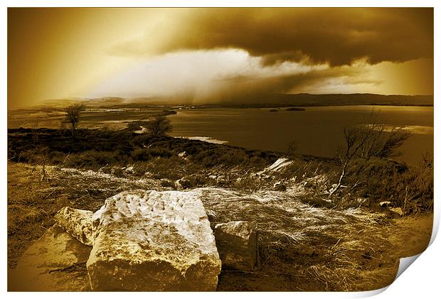  View From Vane Farm Print by Alan Whyte