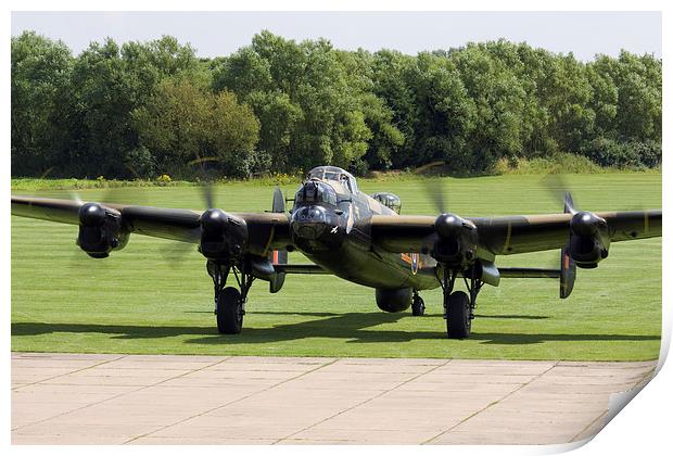  Avro Lancaster "Just Jane" Print by Martin Keen