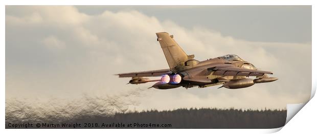 Gulf War " RAF Tornado Gr4" Print by Martyn Wraight