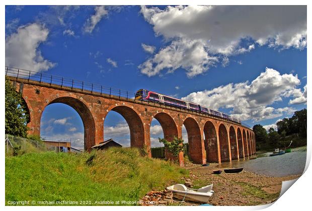 Viaduct Print by michael mcfarlane