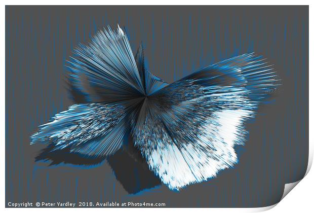 Digital Painting in 3D #3 Print by Peter Yardley