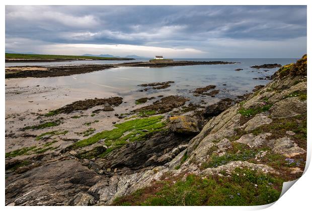 Little church by the sea, Anglesey Print by Andrew Kearton