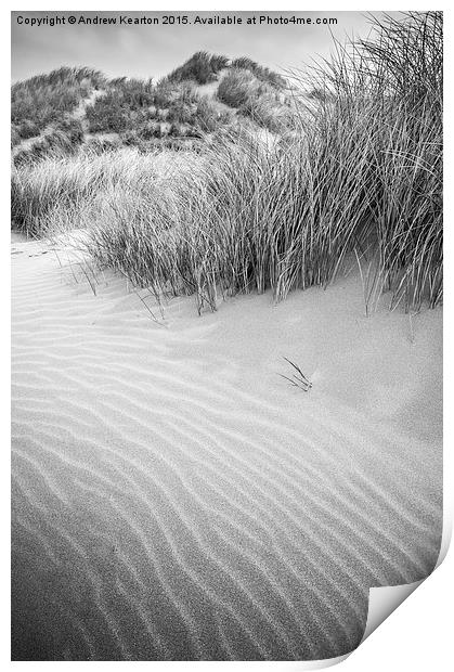  Dune textures Print by Andrew Kearton