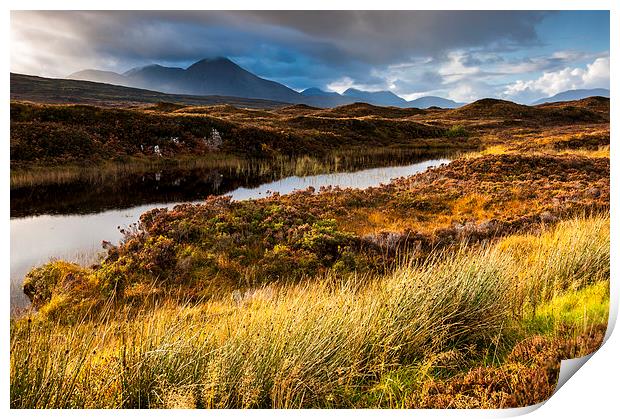  Autumn on the Isle of Skye, Scotland Print by Andrew Kearton