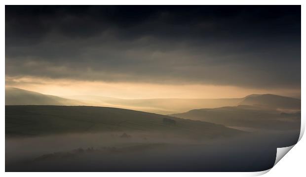 Autumn in the High Peak Print by Andrew Kearton