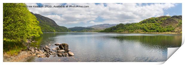 Llyn Dinas, Snowdonia national park, Wales Print by Andrew Kearton