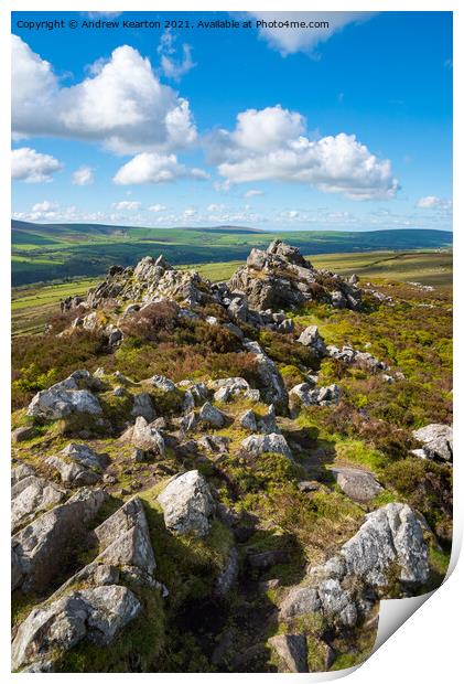 Mynydd Carningli, Newport, Pembrokeshire Print by Andrew Kearton