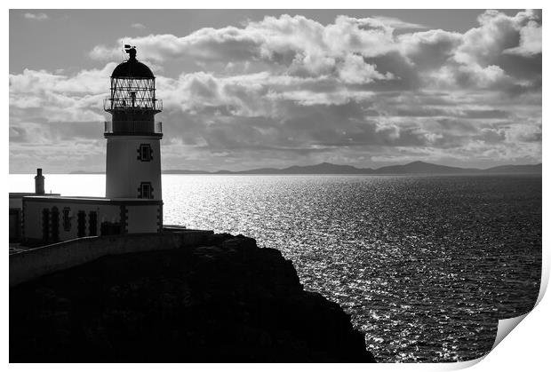 Neist Point Lighthouse, Isle of Skye, Scotland Print by Andrew Kearton