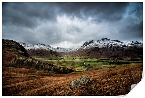 Great Langdale  Print by John Malley