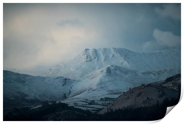 Morning Light on Causey Pike Print by John Malley