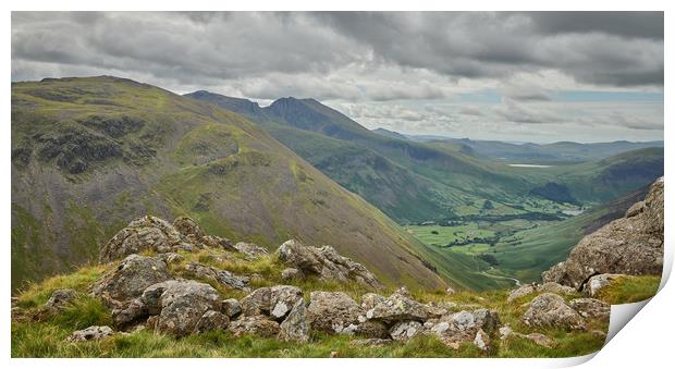 A View of Wasdale Print by John Malley