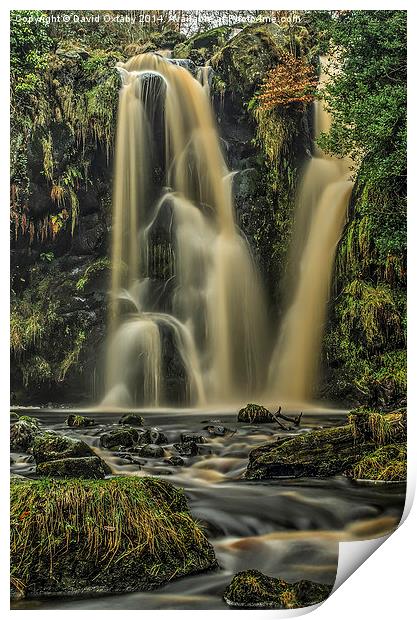  Waterfall at Bolton Abbey Yorkshire Print by David Oxtaby  ARPS