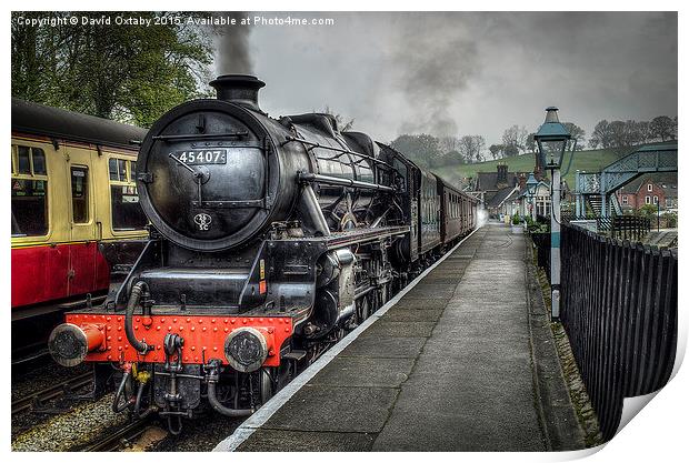  45407 'Lancashire Fusilier' at Grosmont Print by David Oxtaby  ARPS