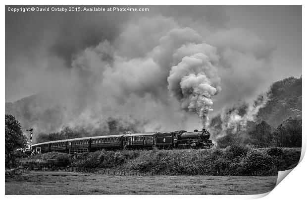  61034 'Chiru' leaving Grosmont Print by David Oxtaby  ARPS