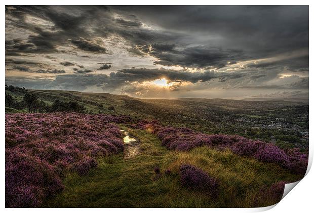 Ilkley Moor - After the Storm  Print by David Oxtaby  ARPS