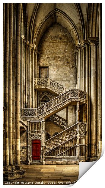Rouen Cathedral Print by David Oxtaby  ARPS
