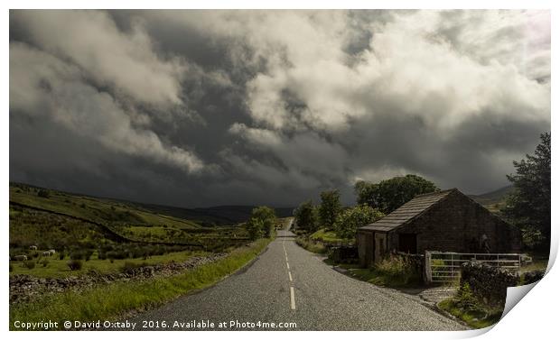 Garsdale Storm Print by David Oxtaby  ARPS