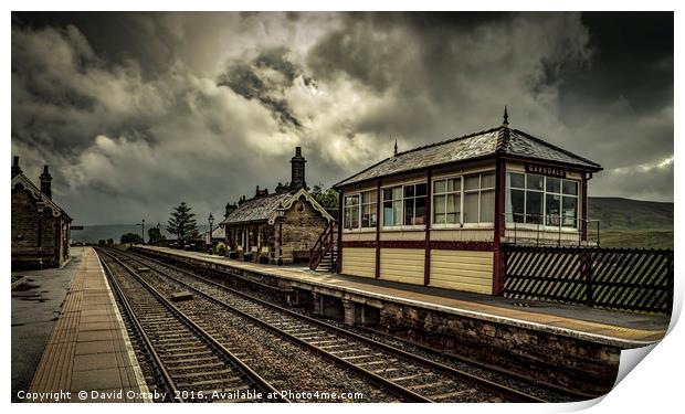Garsdale Station Print by David Oxtaby  ARPS