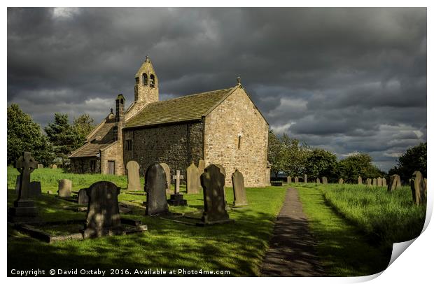 St Mary's Stainburn Print by David Oxtaby  ARPS