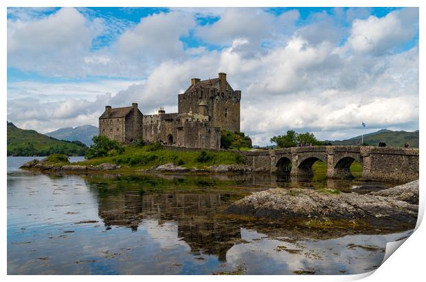 Scottish castle  Print by stephen king