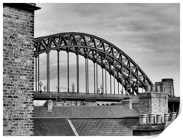  Tyne Bridge View Print by Alexander Perry