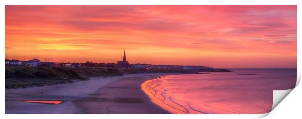  Longsands Tynemouth Print by Alexander Perry