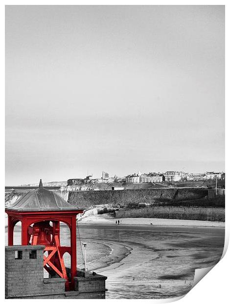  Cullercoats Bay Print by Alexander Perry